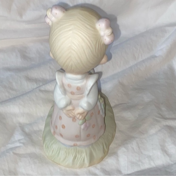 Mint Precision Moments Porcelain Figurines-Noah’s Ark Bank & Little Girl w/Goose - Picture 4 of 16